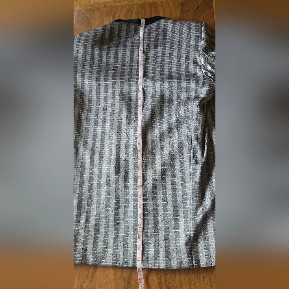 Vintage Y2k New Wave Tuxedo Blazer 80s 90s Gray Black Punk